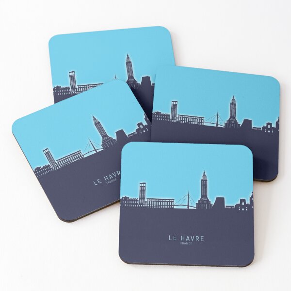 Item preview, Le Havre France Skyline designed and sold by ArtPrints.