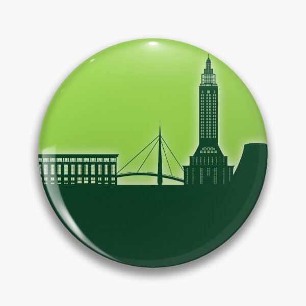 Item preview, Le Havre France Skyline designed and sold by ArtPrints.