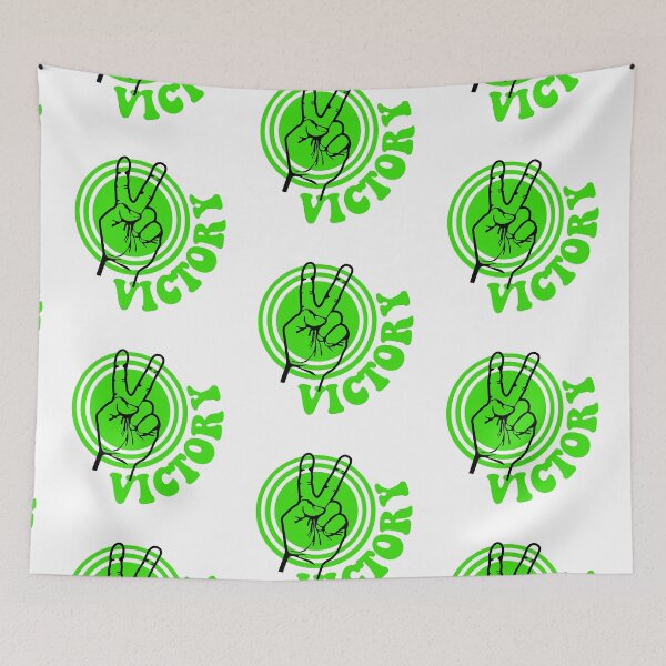 Item preview, V for Victory (Green) designed and sold by BrazenSwagger.