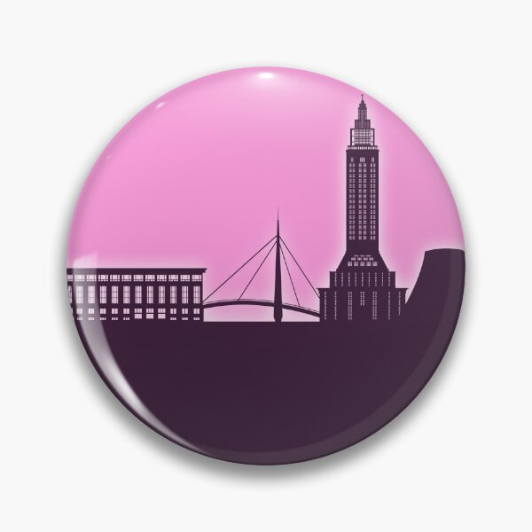 Item preview, Le Havre France Skyline designed and sold by ArtPrints.