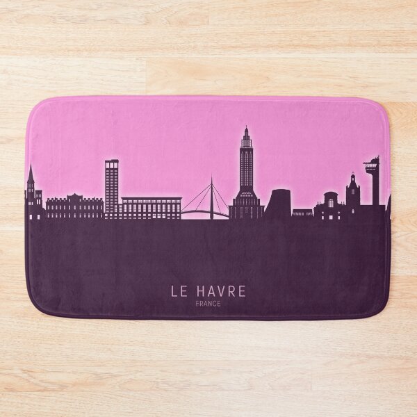 Item preview, Le Havre France Skyline designed and sold by ArtPrints.