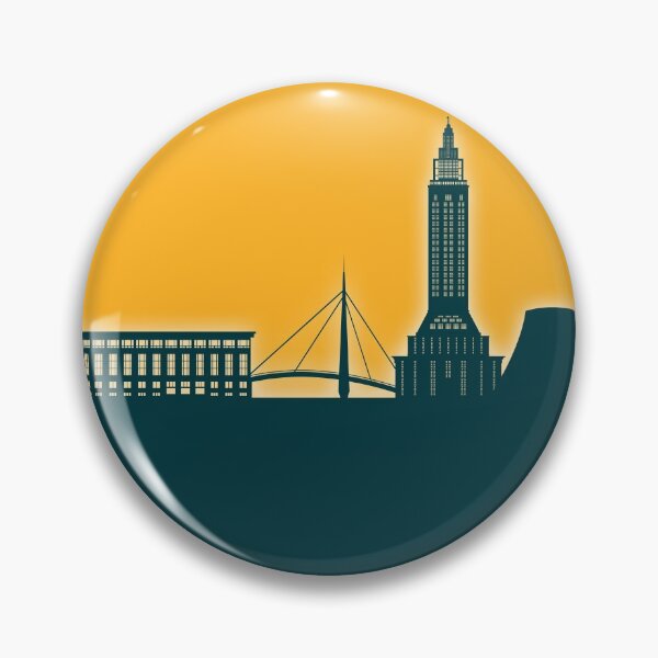 Item preview, Le Havre France Skyline designed and sold by ArtPrints.