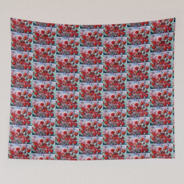 Item preview, nz poppies designed and sold by Pipsilk.