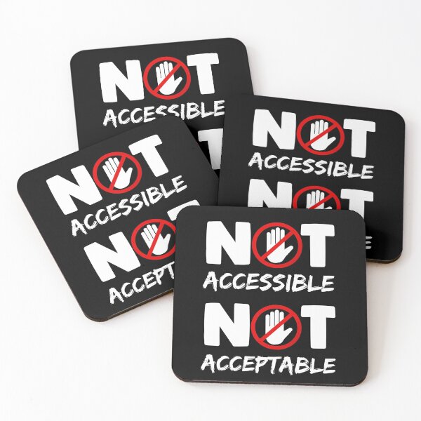 Item preview, Not accessible Not acceptable designed and sold by FatCatProds.