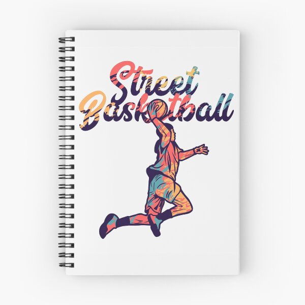 Item preview,  Vector Illustration Street Basketball with Man Doing Slam Dunk designed and sold by Peekonet.