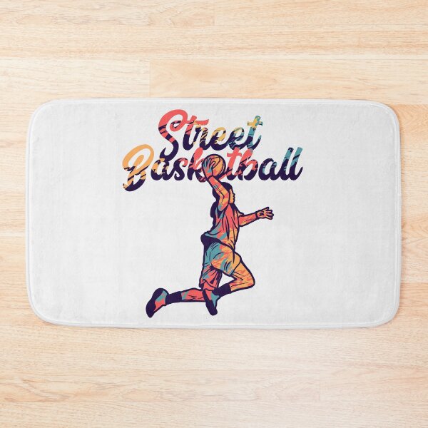 Item preview,  Vector Illustration Street Basketball with Man Doing Slam Dunk designed and sold by Peekonet.
