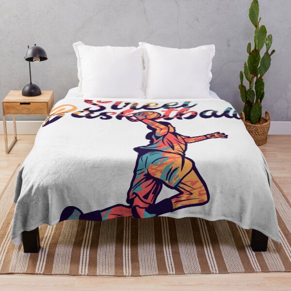 Item preview,  Vector Illustration Street Basketball with Man Doing Slam Dunk designed and sold by Peekonet.