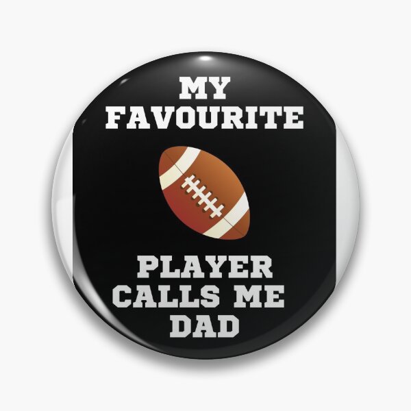Item preview, My Favourite Rugby player calls me dad designed and sold by Stationeryamore.