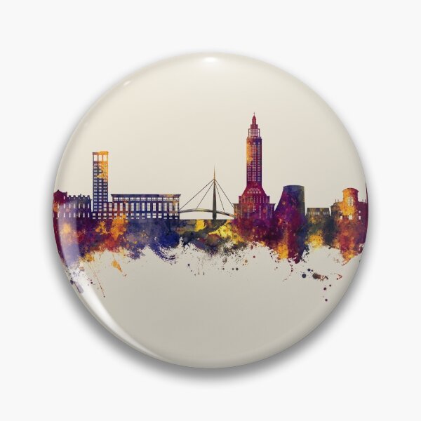 Item preview, Le Havre France Skyline designed and sold by ArtPrints.