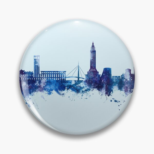 Item preview, Le Havre France Skyline designed and sold by ArtPrints.
