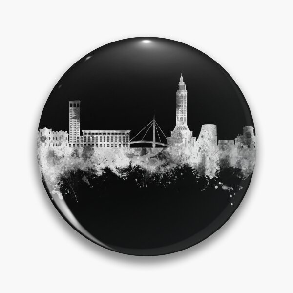 Item preview, Le Havre France Skyline designed and sold by ArtPrints.