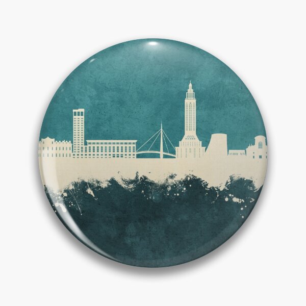 Item preview, Le Havre France Skyline designed and sold by ArtPrints.