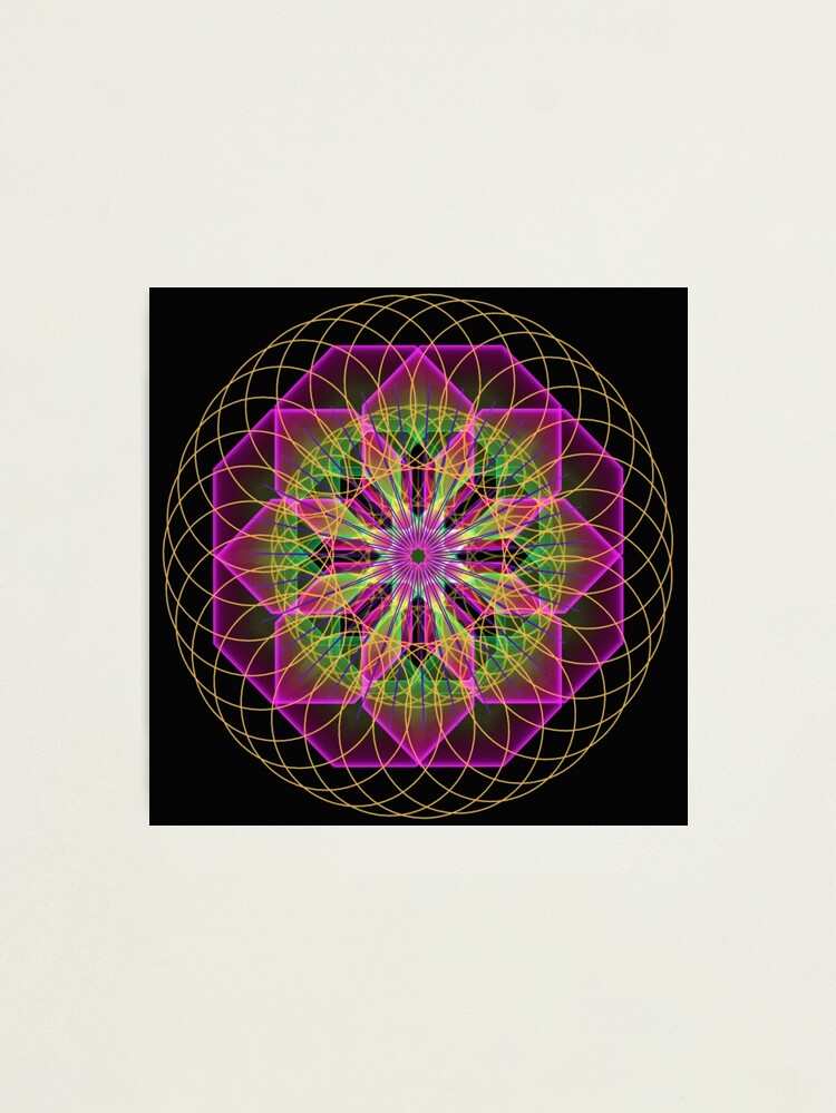  Spirograph Rainbow Spiral Geometry Mandala Flower