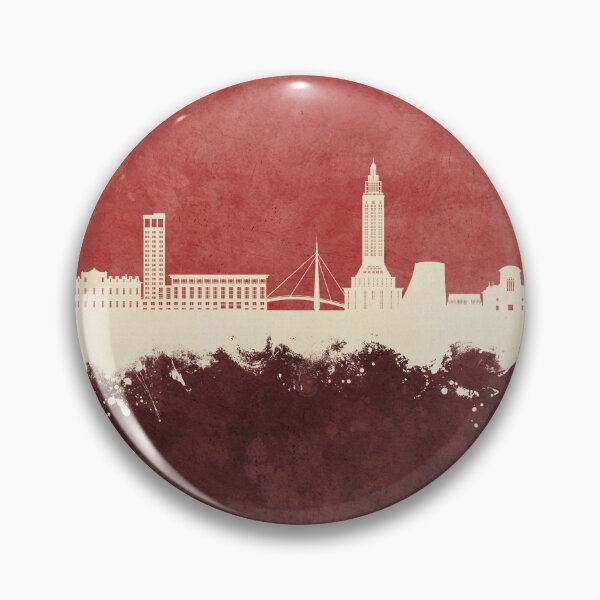 Item preview, Le Havre France Skyline designed and sold by ArtPrints.