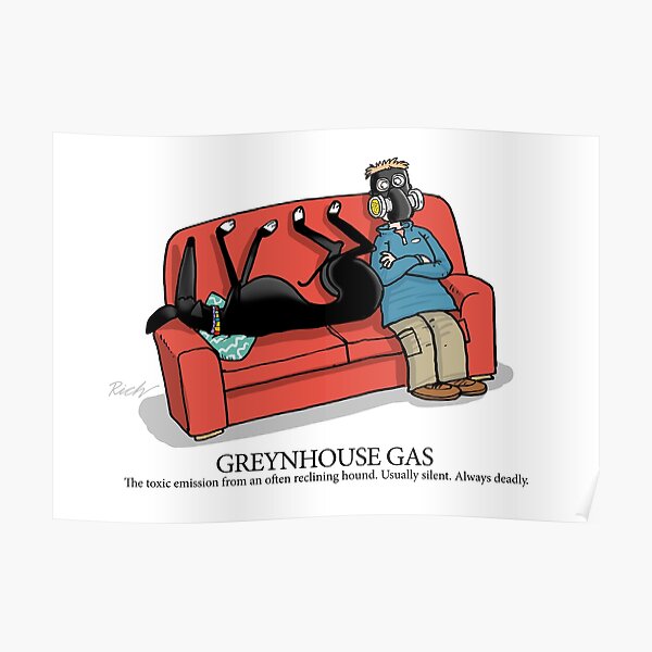Greyhound Glossary: Greynhouse Gas Poster