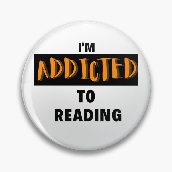 Item preview, IM ADDICTED TO READING Fancy Cool Quote designed and sold by Anmol Arts.