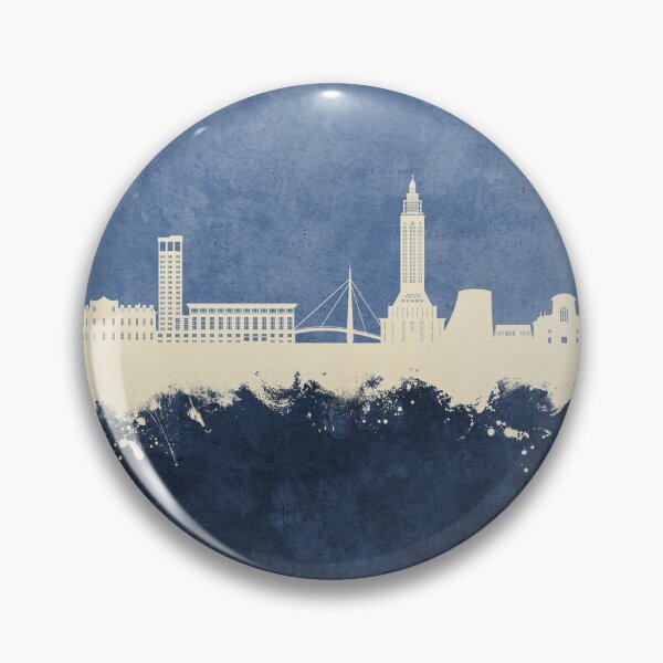 Item preview, Le Havre France Skyline designed and sold by ArtPrints.