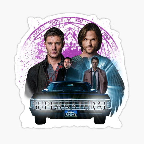 Supernatural The Roads Journey Sticker