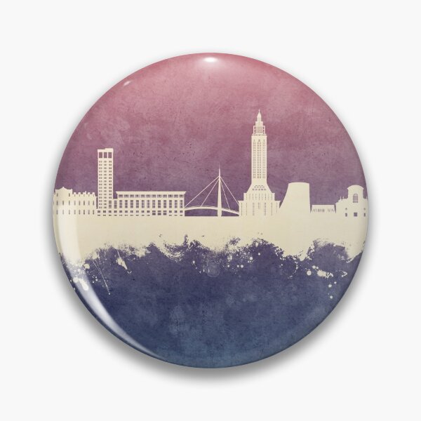Item preview, Le Havre France Skyline designed and sold by ArtPrints.
