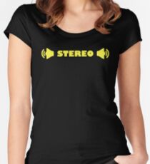 STEREO Women's Fitted Scoop T-Shirt