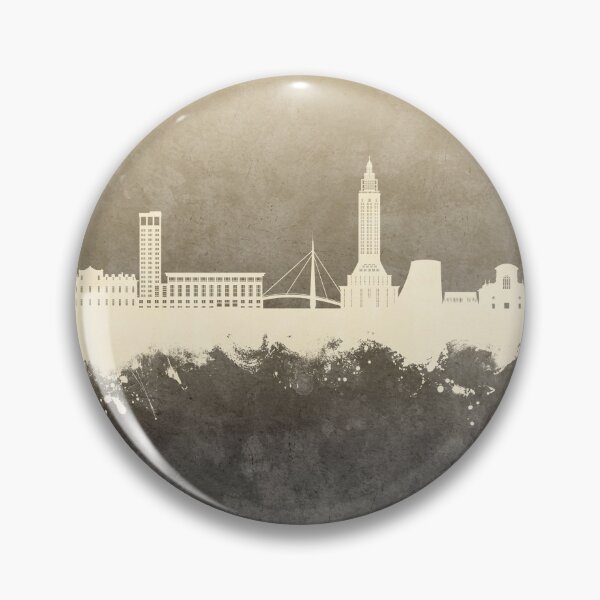 Item preview, Le Havre France Skyline designed and sold by ArtPrints.