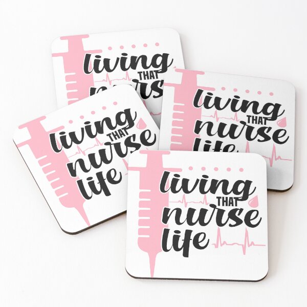 Item preview, living that nurse life funny saying for nurses for sister for mom for friend black designed and sold by mydreamcatcher.