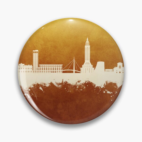 Item preview, Le Havre France Skyline designed and sold by ArtPrints.