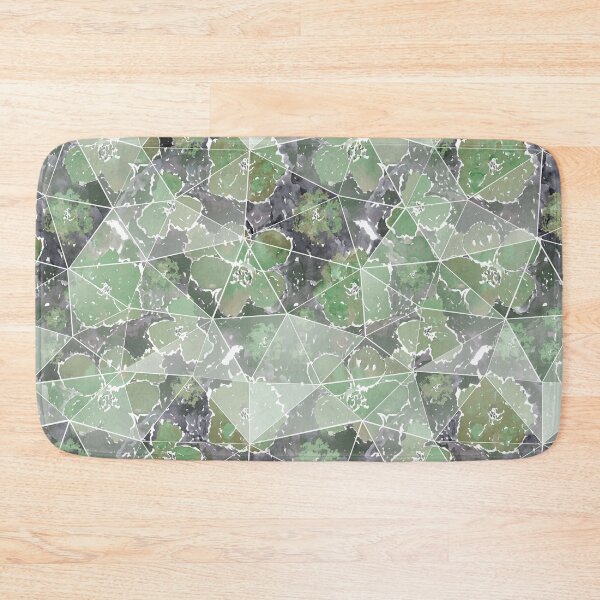 Item preview, Grey, green, white floral abstract pattern. designed and sold by marinaklykva.