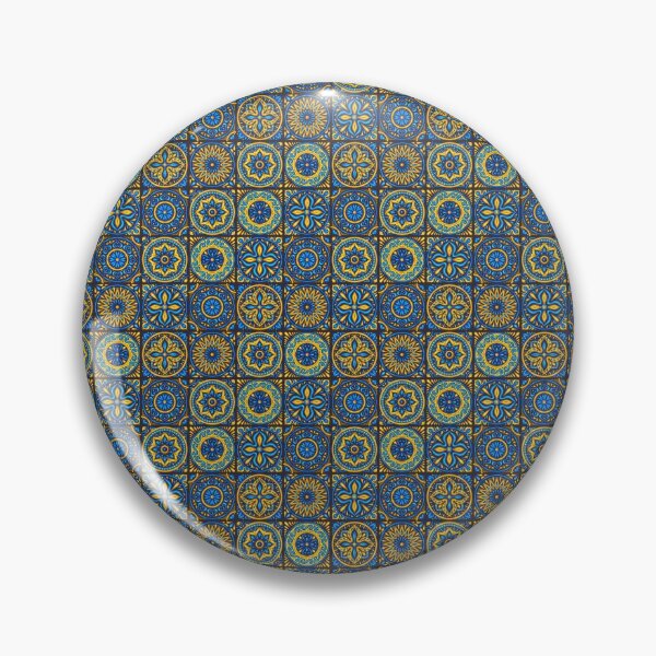 Item preview, Morrocan Tile Pattern - Morrocan Style Seamless Pattern (Green and Blue) designed and sold by ShawnDzign.