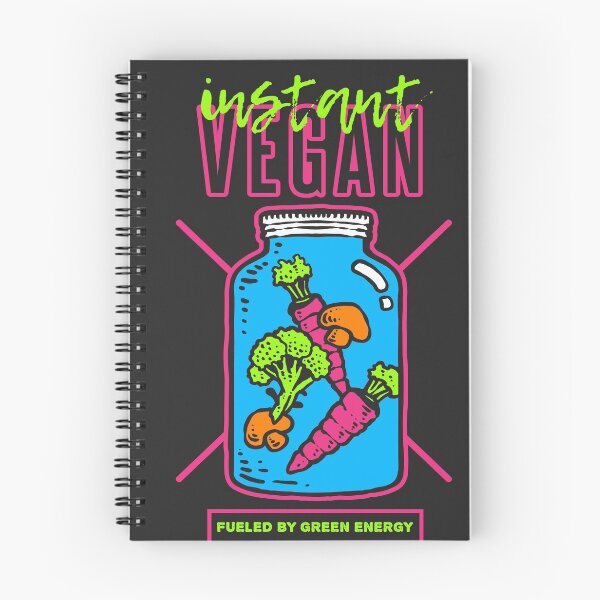 Item preview, Vegetables Inside Jar with Instant Vegan Typography 80s Style Colors designed and sold by Peekonet.