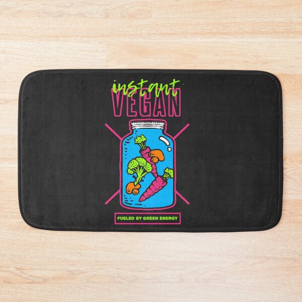 Item preview, Vegetables Inside Jar with Instant Vegan Typography 80s Style Colors designed and sold by Peekonet.