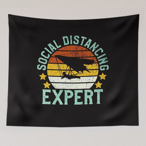 Item preview, Hang Gliding Social Distancing Expert designed and sold by shop-CaoDs21.