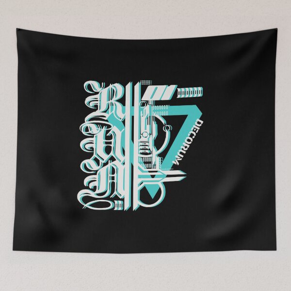 Item preview, RUN- Graphic logo teal designed and sold by CarolinSajur.