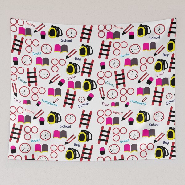 Item preview, Back To School Cute Adorable Kids Pattern designed and sold by Nisha Prabhu.