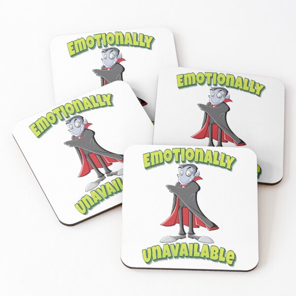 Item preview, Emotionally Unavailable Vampire Cartoon designed and sold by FiveNiches.