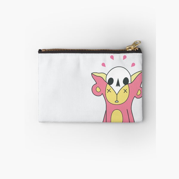 Item preview, monkey peel - colorful monkey head peeling off showing skull design (pink 1) designed and sold by bantaam.