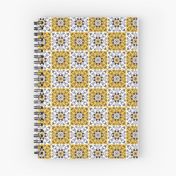 Item preview, Morrocan Tile Pattern - Morrocan Style Seamless Geometric Checkered Pattern ( Yellow and White ) designed and sold by ShawnDzign.