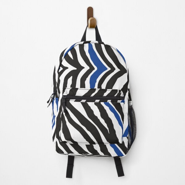 Item preview, Zebra Print: Cobalt Blue, Black and White designed and sold by XCEEDTRANSITION.