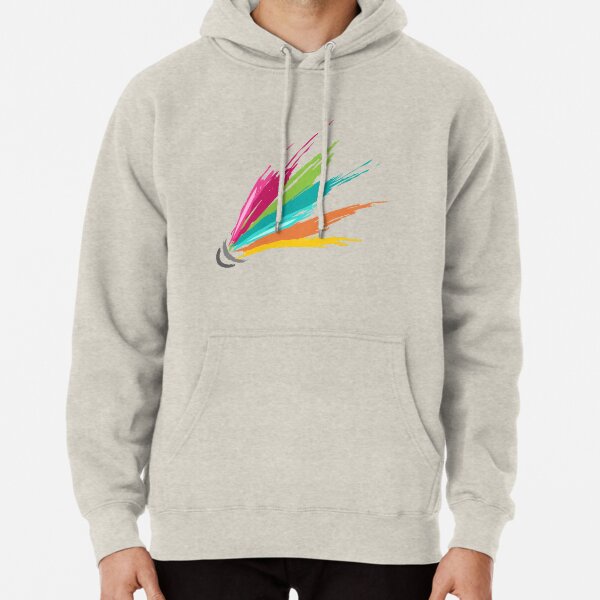 Badminton Player Pullover Hoodie