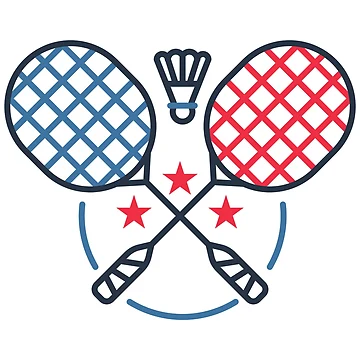 Artwork thumbnail, Badminton Racket by SenGift