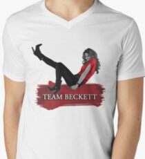 Team Beckett Men's V-Neck T-Shirt