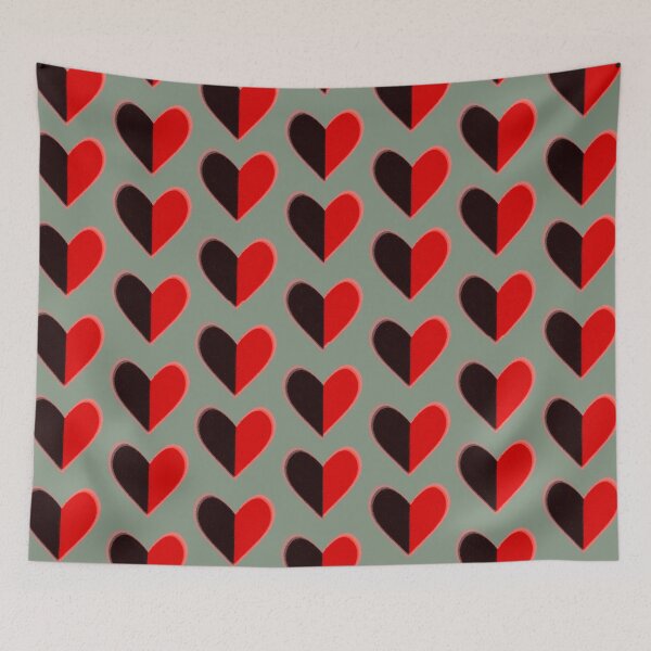 Item preview, Two Colour Heart  designed and sold by Almanzart.