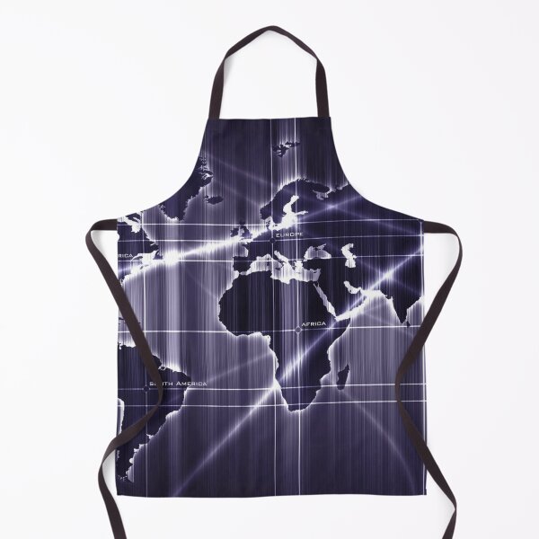 Item preview, Shining Digital World Map - Lavender designed and sold by NexusArts.