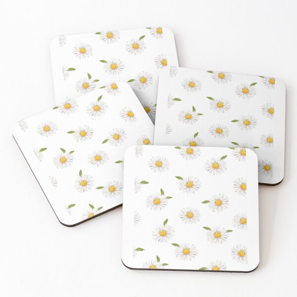 Item preview, watercolor daisies flower patterned iPhone case, laptop case, T-shirt designed and sold by Queengood.