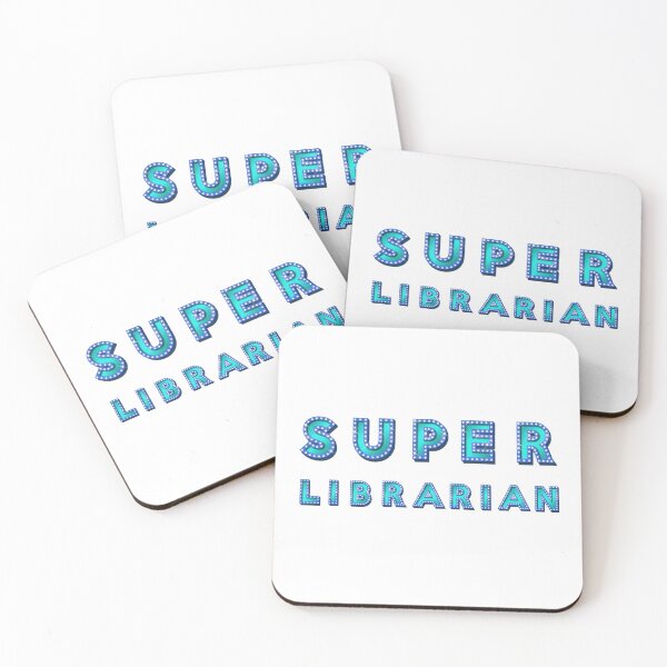 Item preview, Broadway super librarian in blue designed and sold by all-quotes.