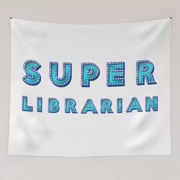 Item preview, Broadway super librarian in blue designed and sold by all-quotes.