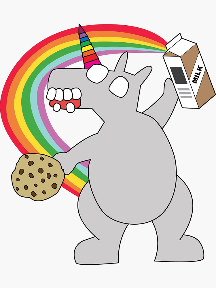 angry zombie unicorn has a snack by shortstack