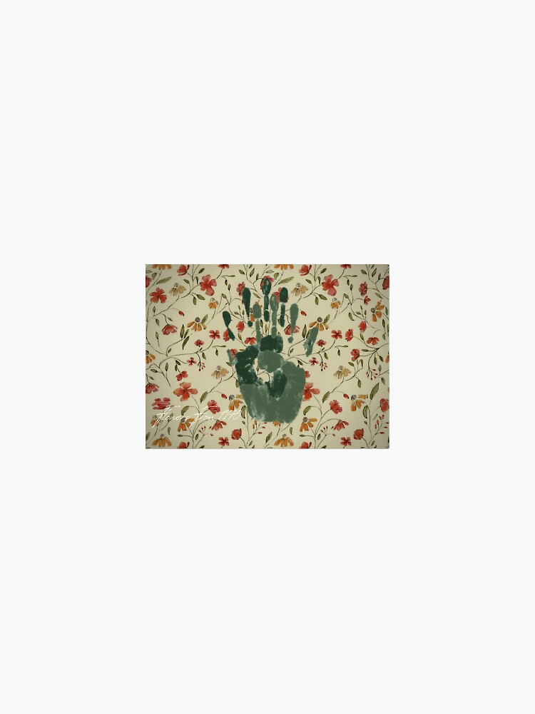"Flower From 1970 handprint (DNF Fanfiction by Astronomika)" Sticker