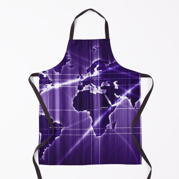 Item preview, Shining Digital World Map - Amethyst designed and sold by NexusArts.