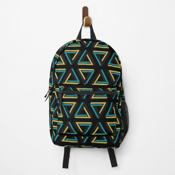 Item preview, Triangle 3D pattern with contemporary cool and warm tone designed and sold by SalxSal.